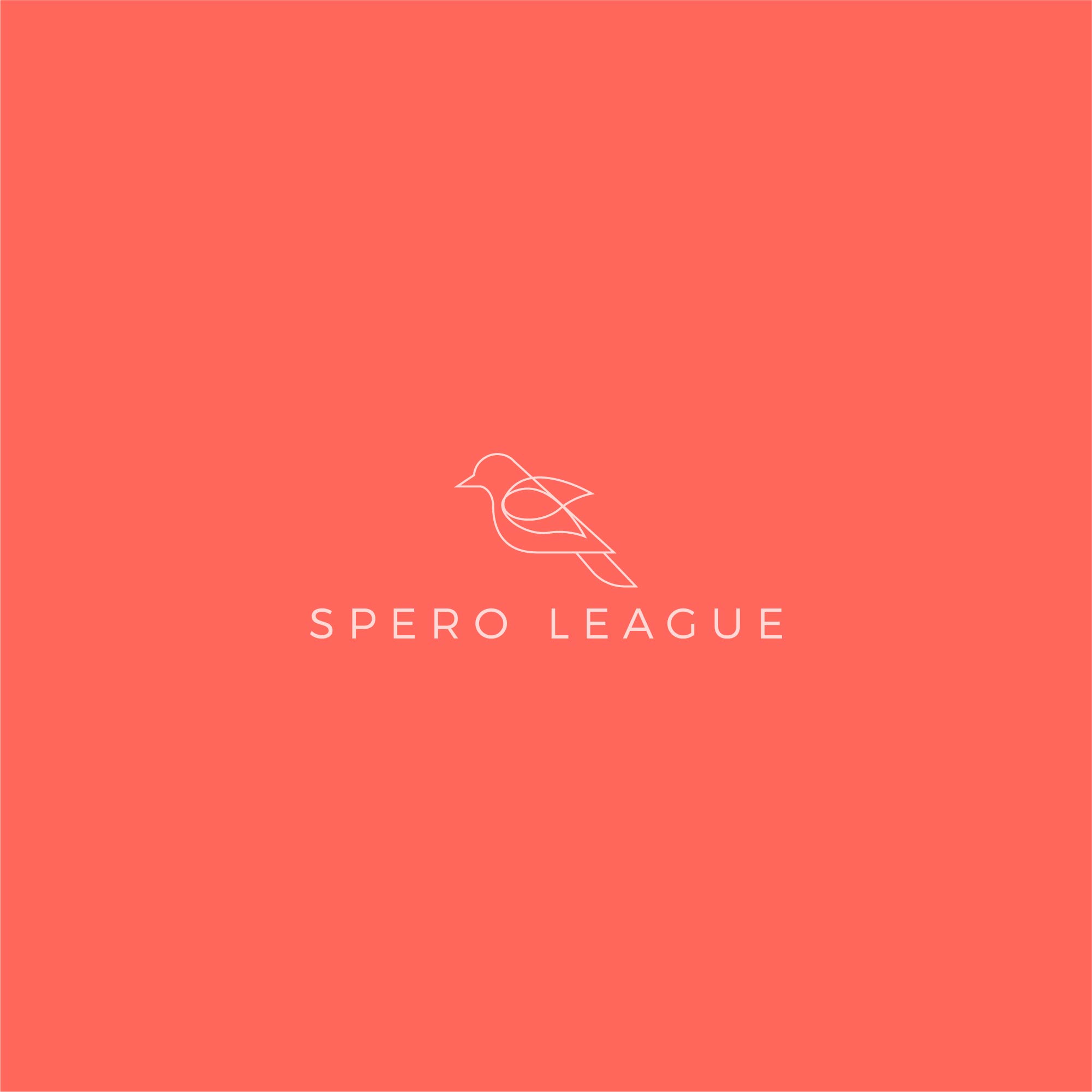 Spero League bird mark on coral